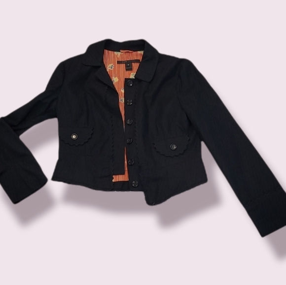 Marc Jacobs Daisy Buttons Front Blazer Jacket sz 12 - Picture 9 of 16